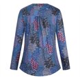 thumbnail image 4 of TIMIFIS Mode Automnale pour Femmes Tunique à Manches Longues d'Automne pour Femmes pour Porter avec des Leggings Blouse Décontractée à Col en V T-Shirt Blouse pour Femmes, 4 of 5