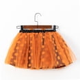thumbnail image 3 of MIASHUI Tutus pour Tout-Petits et Petites Filles Robe de Danse Ballet Patchwork à Pois avec Épingles à Cheveux, Orange, 2-4 Ans, 3 of 5