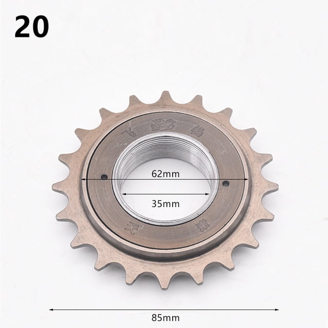 16/18/20/22T 35mm Pignon de Vélo à Roue Libre Vitesse Unique Pignon Fixe Accessoires de Vélo