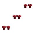 thumbnail image 1 of maskred 2 Pcs M10x1.25 Rearview Mirrors Thread Screw Bolts Plug Hole Red Positive 10mm 3Set, 1 of 6