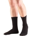thumbnail image 1 of Truform Crew Length Socks: 8 - 15 mmHg, Black, X-Large, 1 of 7
