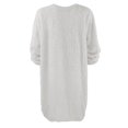 thumbnail image 5 of Kcodviy Robe Chandail d'Hiver en Tricot pour Femmes, Grande Taille, Col Roulé, Chaude, Manches Longues, Robes Chandail pour Femmes, Longueur Genou, Mini-Robe Chandail avec Poche, 5 of 5