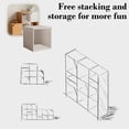 thumbnail image 4 of Ycandiee Cube Storage Organizer, Way Basics Cube Storage, Closet Organizer, Stackable Cubes for Home Books Clothes Toy, 4 of 6