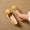 Yellow, variant on Gspmoly Flat Shoes for Women, Women's Fashion Casual Summer New Bow Round Toe Breathable Flat Shoes Women Flat Shoes Black 43