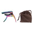 thumbnail image 2 of Metal Ukulele Capo,Metal Guitar Capo Tone Capowith Pick Holder Guitar Capo Optimal Efficiency, 2 of 14