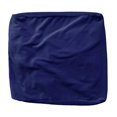 thumbnail image 1 of veasfak Housse de Pouf Carrée en Velours Extensible, Fond Élastique, Lavable, Marine, 1 of 9