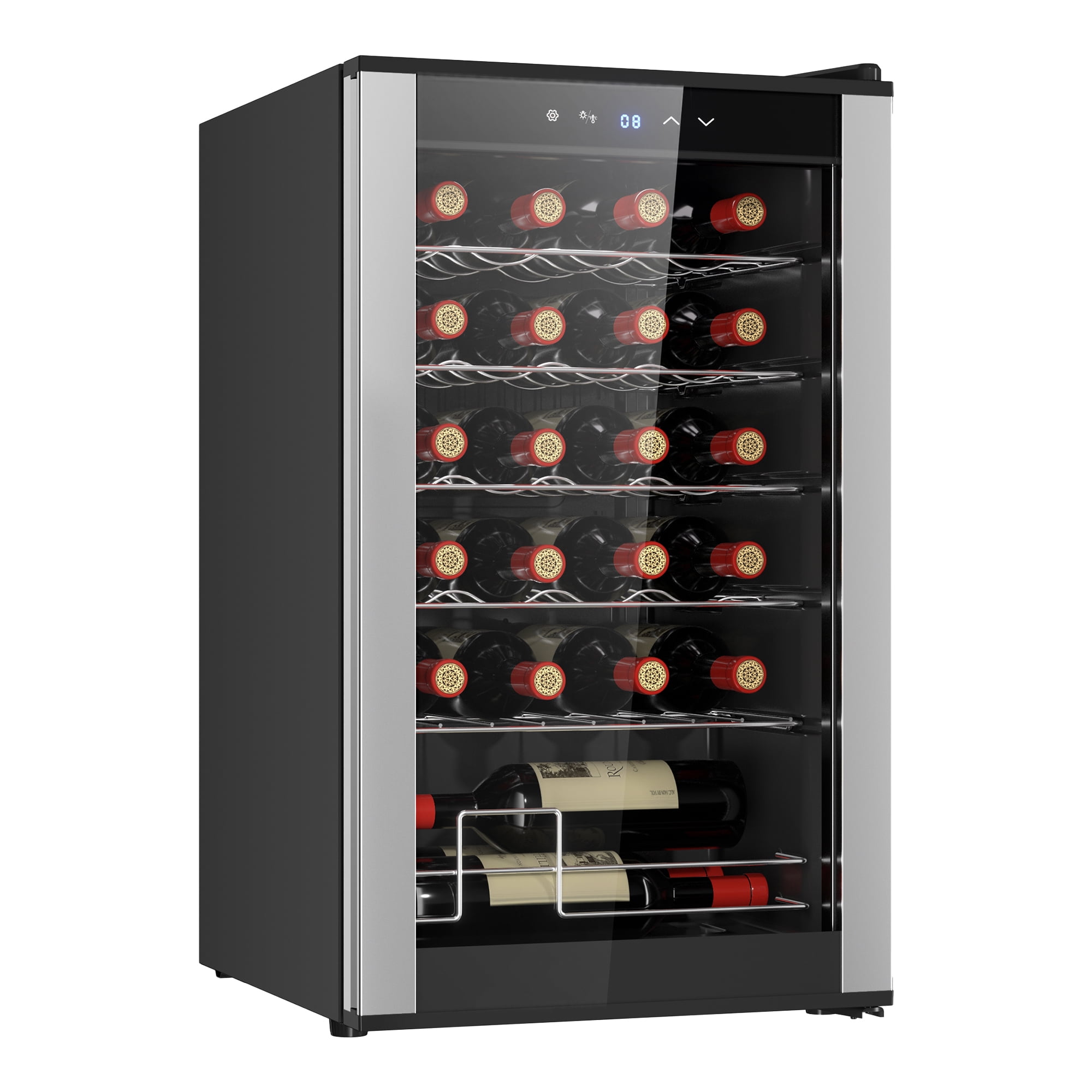 Refroidisseur à vin Koolatron de 24 bouteilles | Réfrigérateur à vin à compresseur autonome