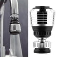 thumbnail image 3 of 2PC Flexible Faucet Sprayer Attachment 360° Kitchen Extender ABS Polished for Cold Hot Water - Faucet Hardware 2-Pack, 3 of 5