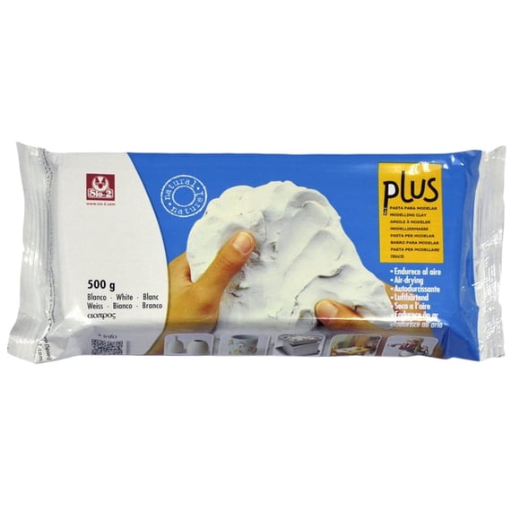 ACTÍVA PLUS Air Dry Clay, White - 1 lb