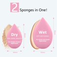 thumbnail image 4 of 6 Pcs Makeup Sponges Foundation Blending Beauty Sponge, 4 of 6