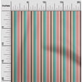 thumbnail image 1 of oneOone Cotton Flex Fabric Multicolor Stripe Print Sewing Fabric BTY 40 Inch Wide, 1 of 1