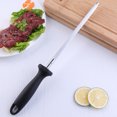 thumbnail image 5 of KAKOWELY 33CM Carbon Steel Handheld Sharpener Professional Sharpening Steel Easy to Use Sharpening Rod for Home Kitchen or Restaurant,12.4"X0.31"X0.31", 5 of 5