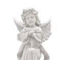 thumbnail image 1 of Maoww Resin White Angel Statue Desktop Decor Collection Window Props Christmas prayer hold hands, 1 of 9
