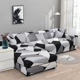 thumbnail image 1 of MesaSe Stretch Sofa Cover Full Coverage Couch Slipcover Removable Sofa Protector Elastic Band Hem for 1/2/3-Seat Sofa(Zebra Pattern Double), 1 of 2