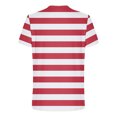 thumbnail image 3 of Pitauce T-Shirt à Manches Courtes Rayé Col Rond Basique Décontracté pour Hommes, 3 of 4