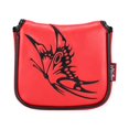 thumbnail image 1 of fastboy Universal Golf Mallet Putter Cover Square Headcover Magnetic Closure Guard Butterfly Red, 1 of 9