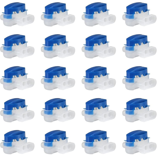 Amdohai Pack Of 20 Cable Connector Electrical Wire Connectors For Robotic Lawn Mowers, Irrigation Applications Nubic