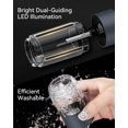 thumbnail image 4 of Stainless Steel Electric Salt and Pepper Grinder Set (Wedgwood Blue) - 2 Pack Rechargeable Mills with LED Light, 6 Adjustable Grind Modes & Rustproof Design - Premiu, 4 of 6