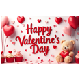 thumbnail image 3 of Valentine's Day Party Decoration Banner Heart Design Backdrop Event Photo Props Love Celebration Romance Gift Box Background, 3 of 4