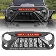 thumbnail image 1 of AMERICAN MODIFIED Grille Gladiateur avec Lumières Rouges pour 07-18 Jeep Wrangler JK, 1 of 7