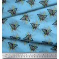 thumbnail image 2 of Soimoi Tissu Modal Satin Artistique Imprimé Papillon 1 Yard 42 Pouces de Large, 2 of 3