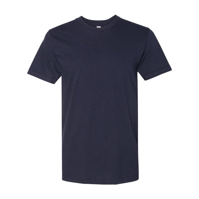 American Apparel USA-Made Fine Jersey Tee, M, Navy