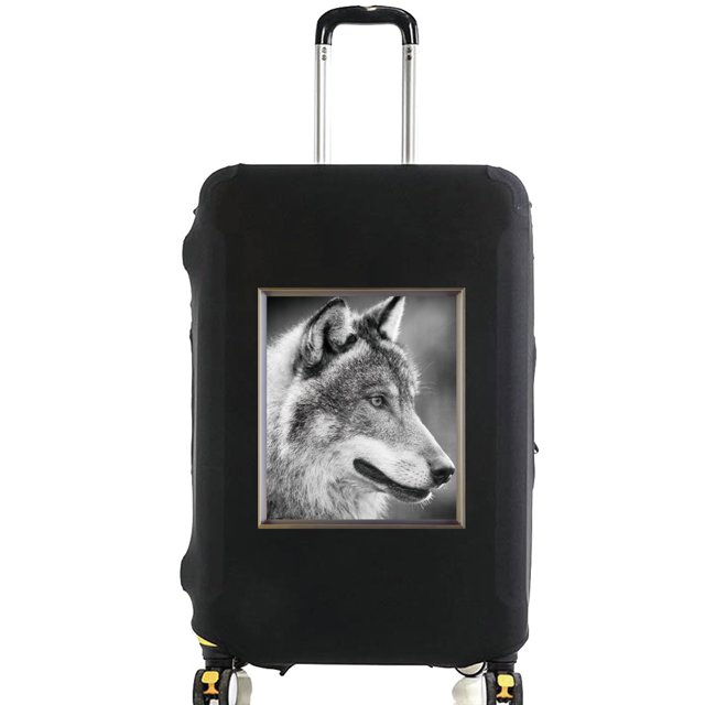 Animal Series Printed Pattern Travel Essentials Bag with 18-32 Inch Capacity Travel Accessories Trolley Case Protective Cover 8animal 038 L
