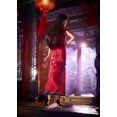 thumbnail image 2 of Barbie Signature Nouvel An chinois, Brune avec Robe Qipao en Satin Rouge et Accessoires, 2 of 6