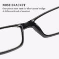 thumbnail image 3 of LOVEVER 4 Pcs Lunettes de Lecture Lecteurs Rectangulaires pour Femmes et Hommes 2,00 Lunettes de Lecture pour Femmes et Hommes, 3 of 5