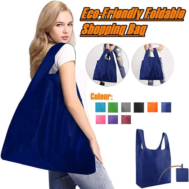 Agiferg Sac Fourre-Tout Pliable et Réutilisable Sac de Rangement Portable de Voyage Multicolore Sac d'Épicerie de Supermarché