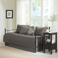 thumbnail image 2 of Madison Park Quebec 6 Piece Reversible Daybed Cover Set, Dark Grey, 2 of 15