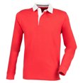 thumbnail image 1 of Front Row Mens Premium Long Sleeve Rugby Shirt/Top, 1 of 3