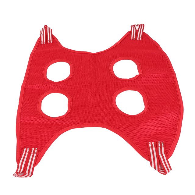 Sac de Contention pour Toilettage de Chiot, Écharpe Respirante Élastique Lavable en Machine Résistante à l'Usure pour Dents de Chat Rouge Ensemble de 10 Pcs m