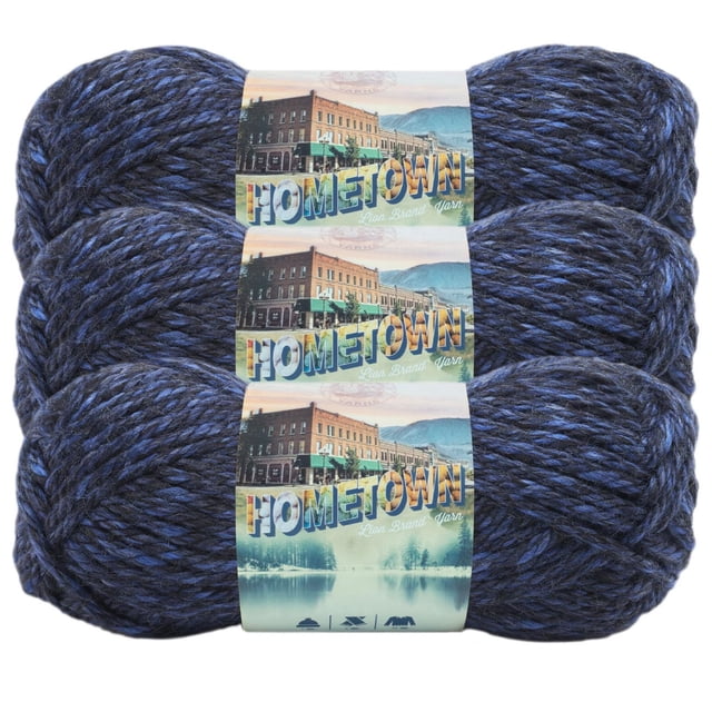 Lion Brand Hometown Yarn - Ciel Bleu