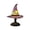 handmade holiday night light Under $5 a3, variant on Vacemry Witch Hat Lamp Stained Glass Handmade Glowing Gothic Table Lamp LED Night Light, Purple Resin Glowing Ornament for Indoor Party Bedroom Living Room Bookshelf Desk Decor