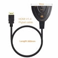 thumbnail image 3 of Cameland New 3 Port Hdmi Splitter 1080P/4K Hd Tv Adapter Cable 3 In 1 Out New, 3 of 8