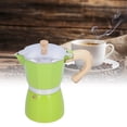 thumbnail image 4 of Coffee Maker, Coffee Pot Comfortable Grip Ergonomic Handle Design Alumunum Alloy  For Home For Office Green, 4 of 8