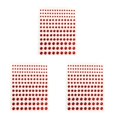 thumbnail image 2 of Maytalsory Eye Body Face Rhinestone Stickers Self Adhesive Bling Crystal Eyebrow Forehead Makeup Festival Accessory DIY for Women Red 3Set, 2 of 6