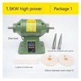 thumbnail image 2 of 1.5KW Desktop Polishing Machine, High-speed Stone Grinder DIY Woodworking Jade Jewelry Bench Lathe Machine Grinding Machine ,Small Noise, 2 of 7