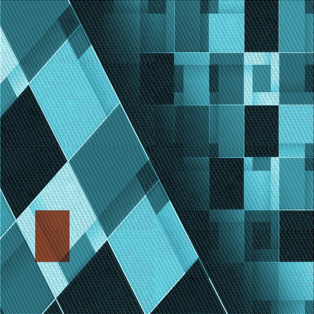 Ahgly Company Tapis d'Intérieur Lavable à la Machine, Carré, Transitionnel, Vert Turquoise Foncé, Tapis de Zone, 7 Pieds Carré