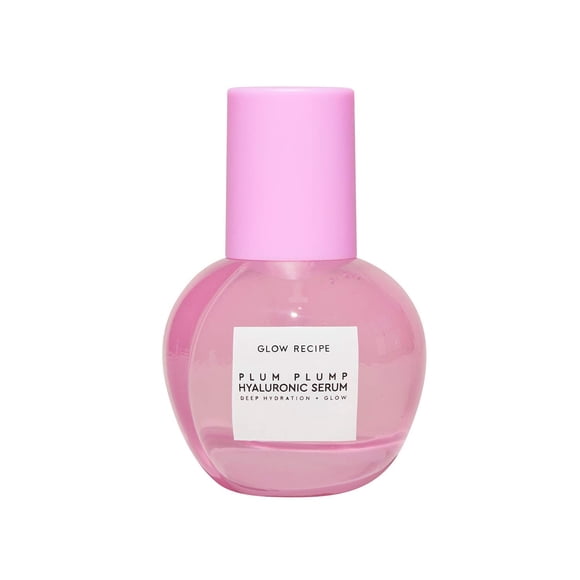 Glow Recipe Plum Plump Sérum à l'Acide Hyaluronique - Soin Hydratant Coréen pour la Peau + Sérum pour le Visage pour Femmes et Hommes avec Antioxydant Plum + Vitamine B5 pour Réparer la Barrière Cutanée et Garder l'Hydratation en Place (30 ml)