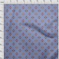 thumbnail image 3 of oneOone Cotton Poplin Fabric Geometric Line Ikat Print Fabric By The Yard 42 Inch Wide, 3 of 4