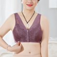 thumbnail image 3 of Clearance Sale 2025 Intimates Women's Adjustable Sports Front Closure Extra-Elastic Breathable Lace Trim Bra, 3 of 8