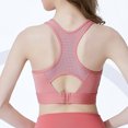 thumbnail image 4 of cfhntfmh Sports Bras for Women Seamless High Impact Support Racerback Bra No Underwire Bras for Running Workout, 4 of 6