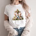 thumbnail image 1 of Weiqiqre Womens Shirts Happy Easter T Shirt Easter Bunny Shirt Cute Rabbit Graphic Tee Gift Spring Tees Tops, 1 of 4