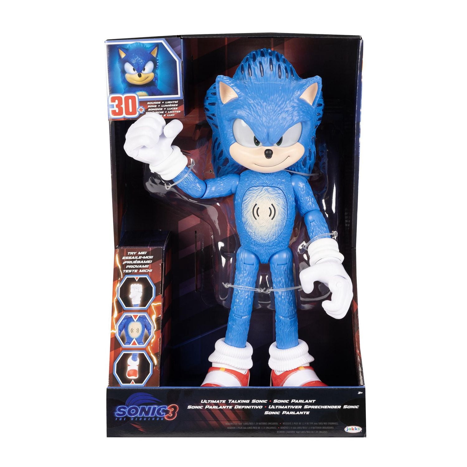 Sonic le Hérisson 3 – Figurine Sonic Ultimate parlante