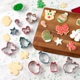 thumbnail image 3 of Ensemble de 10 emporte-pièces à biscuits en acier inoxydable Holiday Time, 3 of 8