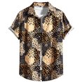 thumbnail image 1 of Birdeem Mode Décontractée Col à Revers Haut Ethnique Décontracté Chemise à Manches Courtes Col Rabattu Blouse & Chemise, 1 of 3