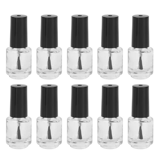 Nail Polish Bottlewith Brush Cap,10pcs 5ml Professional Empty Nail Polish Bottlewith Funnel Empty Nail Polish Bottle Best in Class