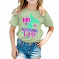 thumbnail image 1 of TZEWGL Chemise Décontractée pour Fille Garçon Mignonne à Imprimé Graphique Col Rond Manches Courtes Vêtements pour Infnants Taille 4-5T, 1 of 4